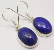 Cercei Argint 925 cu Lapis Lazuli, 3.1 cm lungime