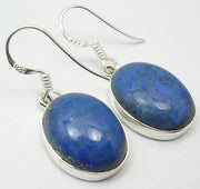 Cercei Argint 925 cu Lapis Lazuli, 3.3 cm lungime