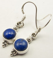 Cercei Argint 925 cu Lapis Lazuli 3 cm cm lungime