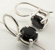Cercei Argint 925 cu Onix Negru, 1,6 cm lungime