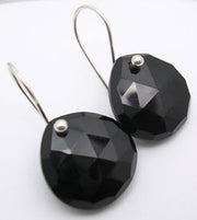 Cercei Argint 925 cu Onix Negru, 2.6 cm lungime