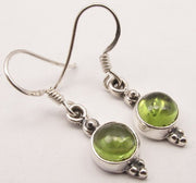 Cercei Argint 925 cu Peridot 3 cm lungime