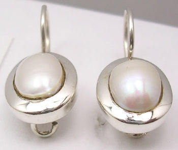 Cercei Argint 925 cu Perle, 2.2 cm lungime
