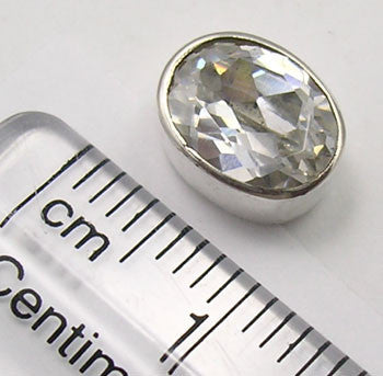 Cercei Argint 925 cu Zirconiu Cubic, 0.9 cm lungime