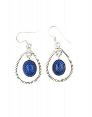 Cercei Argint cu Lapis Lazuli