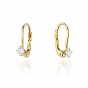 Cercei Aur 14K cu Diamant Natural 0.10 ct