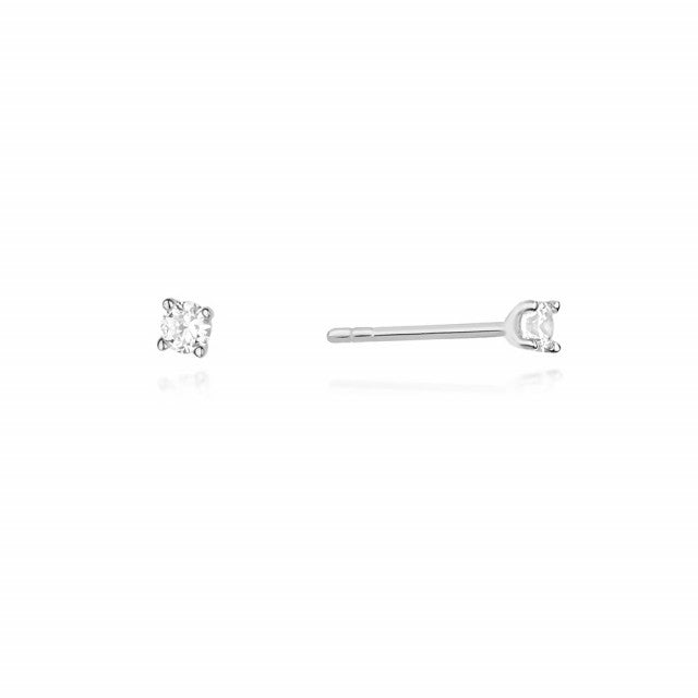 Cercei Aur 14K cu Diamante 0.08 ct