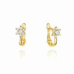 Cercei Aur 14k cu Diamante 0.31 ct