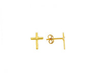 Cercei Aur 14k galben, cruciulita KP2230