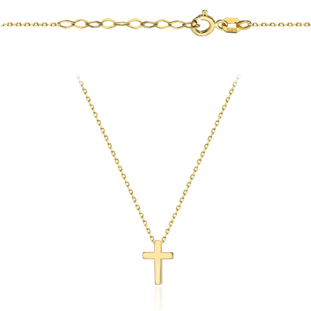 Colier cu Cruce- Aur 14k