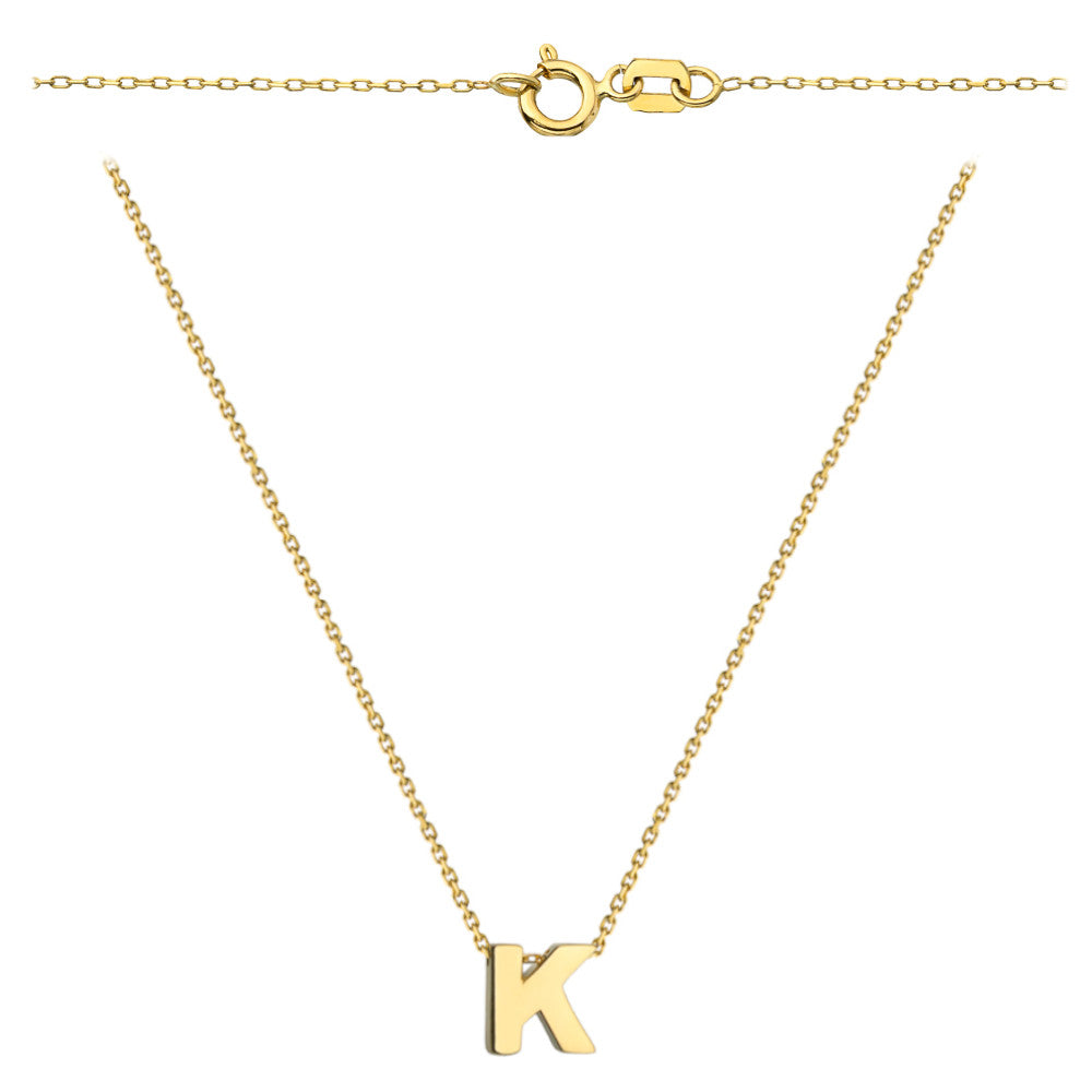 Colier cu Litera K- Aur 14k