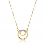 Colier Aur 14K cu Diamante Naturale 0.01 ct