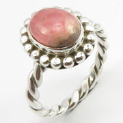 Inel Argint 925 cu Rodocrozit Cabochon