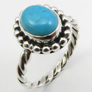 Inel Argint 925 cu Turcoaz Cabochon