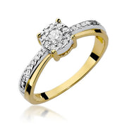 Inel Aur 14K cu Diamante Naturale 0.26 ct