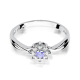 Inel Aur 14k cu Ametist 0.10 ct