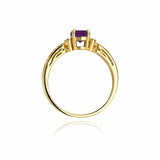 Inel Aur 14K cu Ametist 0.50ct