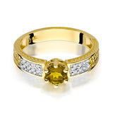 Inel Aur 14K cu Citrine 0.50 ct