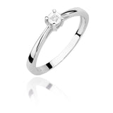 Inel Aur 14k cu Diamant 0.02 ct