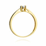 Inel Aur 14k cu Diamant 0.02 ct