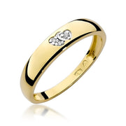 Inel Aur 14K cu Diamante Naturale 0.02 ct