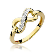 Inel Aur 14K cu Diamante Naturale 0.04 ct