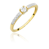 Inel Aur 14K cu Diamant 0.07 ct