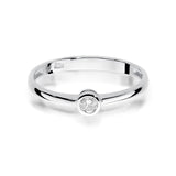 Inel Aur 14K cu Diamant 0.08 ct