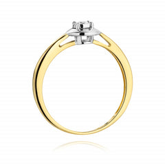 Inel aur 14k cu Diamant 0.08 ct