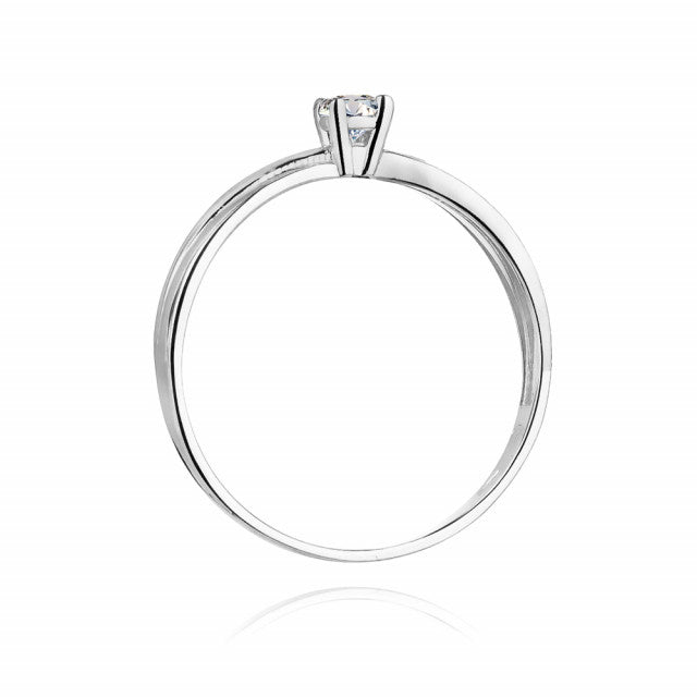 Inel Aur 14K cu Diamant 0.08 ct