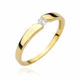 Inel Aur 14k cu Diamant 0.08 ct