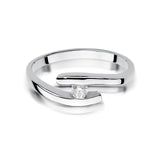 Inel Aur 14k cu Diamant 0.09 ct