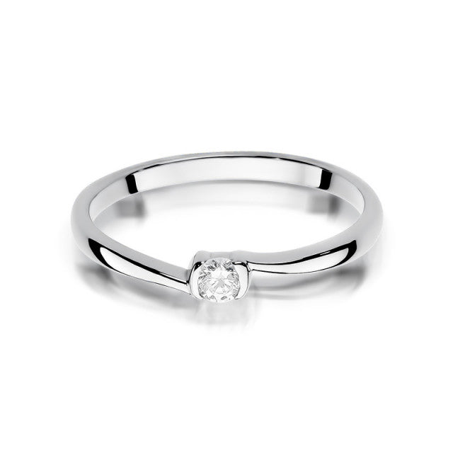 Inel Aur 14k cu Diamant 0.09 ct