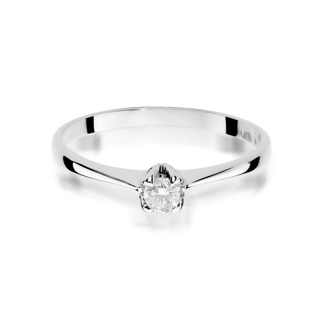 Inel Aur 14K cu Diamant 0,10 ct