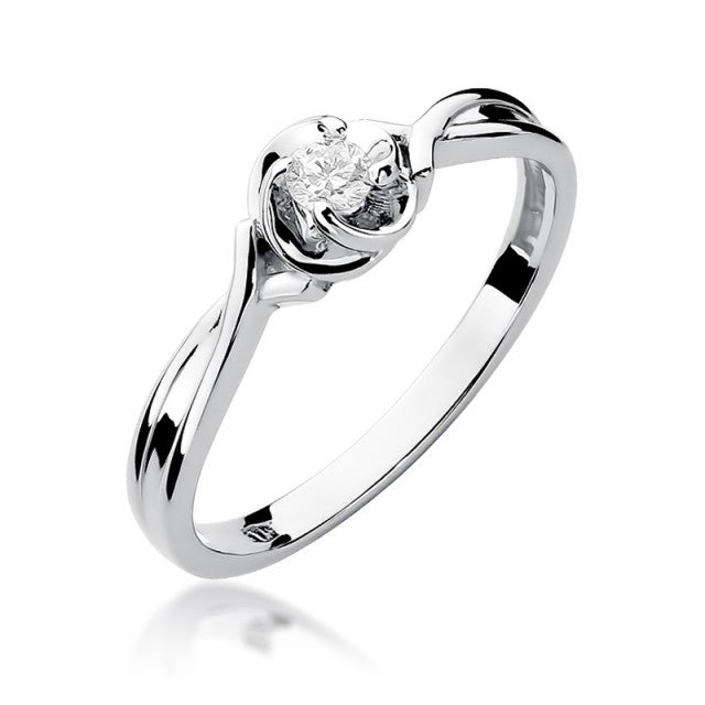 Inel Aur 14K cu Diamant 0.10 ct