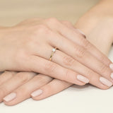 Inel Aur 14K cu Diamant 0.10 ct