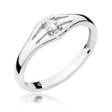 Inel Aur 14K cu Diamant 0.10 ct