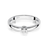 Inel Aur 14k cu Diamant 0.10 ct