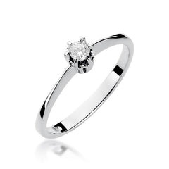 Inel Aur 14k cu Diamant 0.10 ct