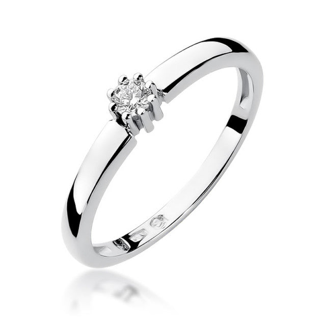 Inel Aur 14K cu Diamant 0.10 ct