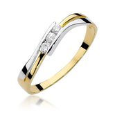 Inel Aur 14K cu Diamant 0.12 ct