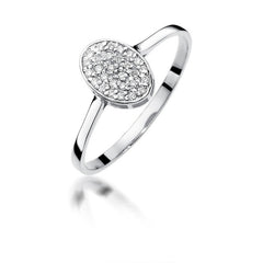Inel Aur 14k cu Diamant 0.14 ct