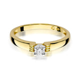 Inel Aur 14k cu Diamant 0.15 ct