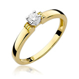 Inel Aur 14k cu Diamant 0.15 ct