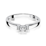 Inel Aur 14k cu Diamant 0.15 ct