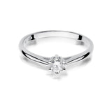 Inel Aur 14k cu Diamant 0.15 ct