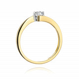 Inel Aur 14K cu Diamant 0.15 ct