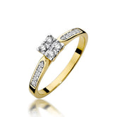 Inel Aur 14K cu Diamant 0.16 ct