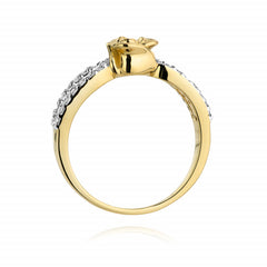 Inel Aur 14k cu Diamant 0.16 ct