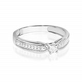 Inel Aur 14k cu Diamant 0.17 ct